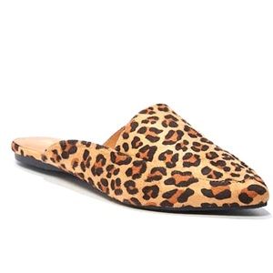 Leopard Loafer Mules